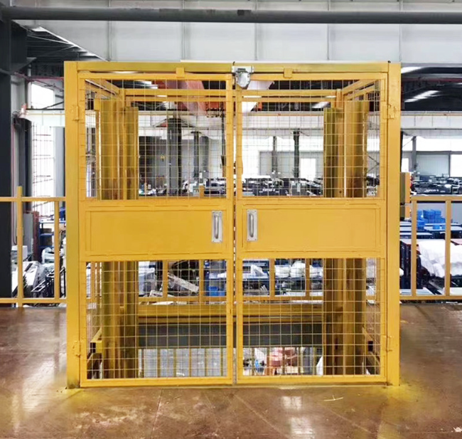 漳浦智能导轨式升降机亮相